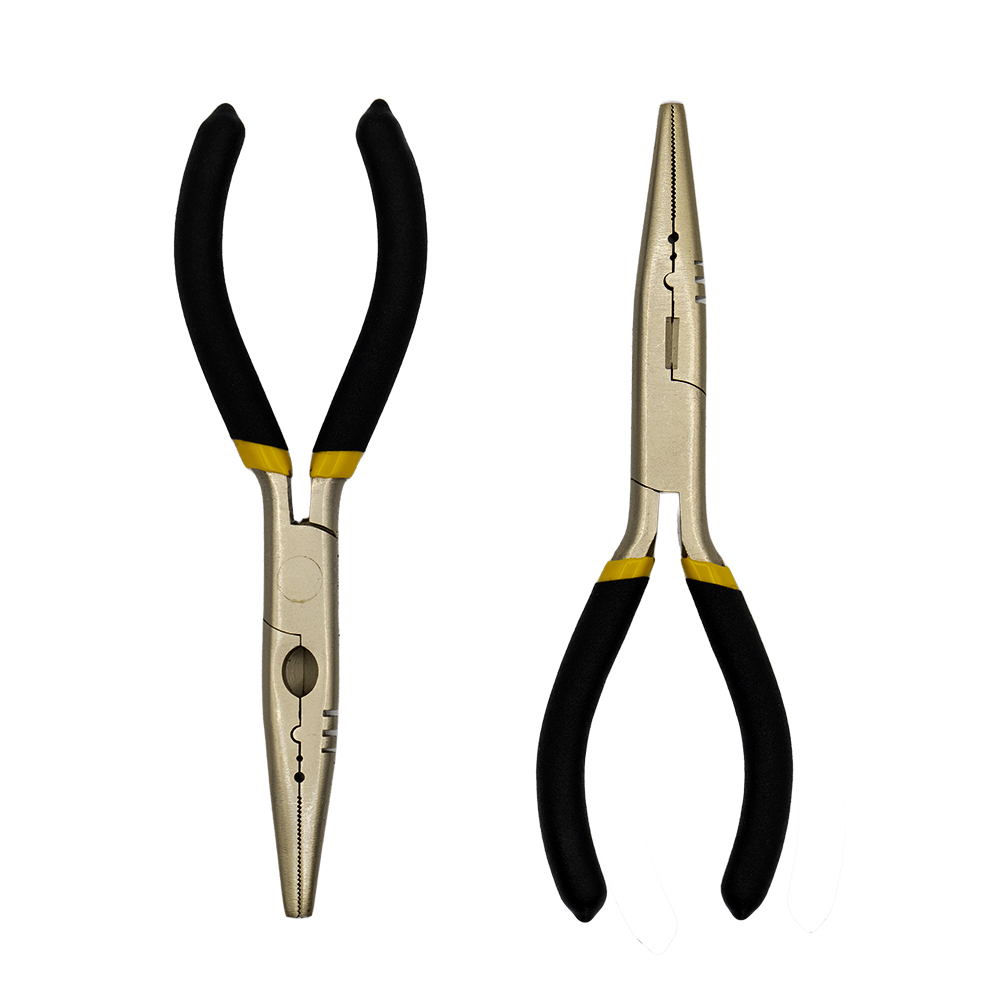 Stainless Steel Fishing Pliers Multitool – Needle Nose With Cutter, Hook Remover, Sheath & Telescopic Lanyard