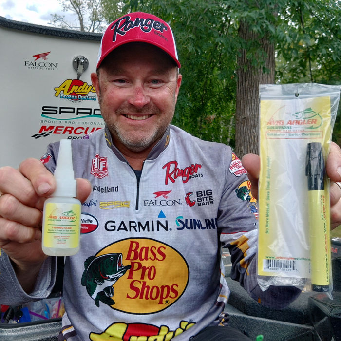 Avid Angler Solutions Fishing Glue and Chartreuse/Garlic Scent Bait Marker Combo - Image 3